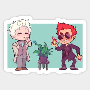 Good Omens chibi Sticker